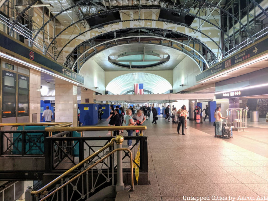 Renovation in Penn Station Reveals Elements from Demolished 1910