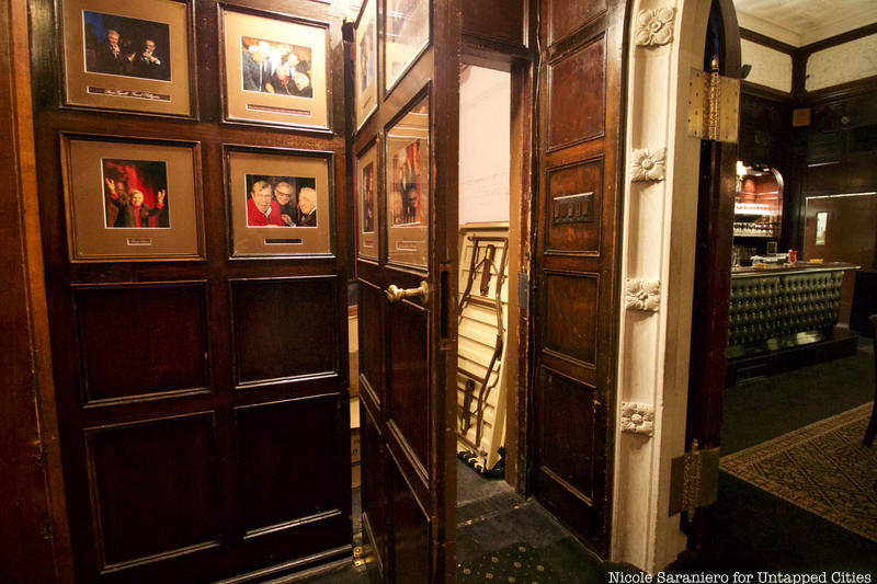 Secret door at the Friars Club