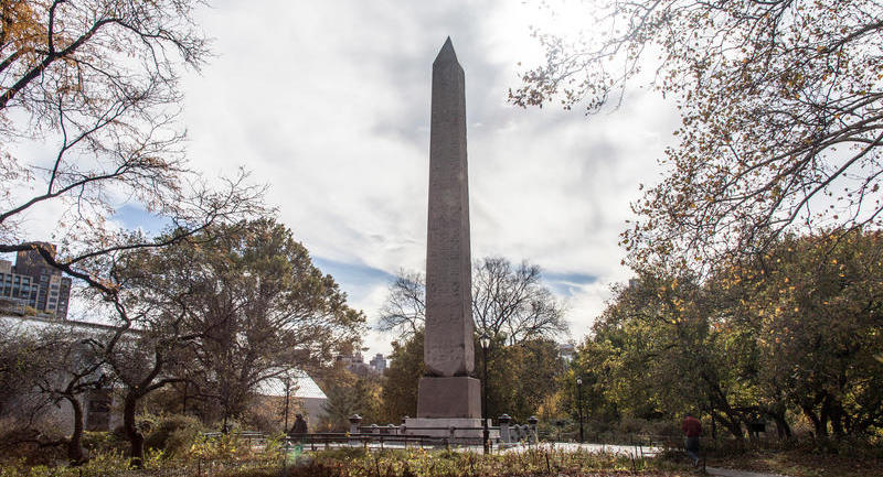 Cleopatra's needle in Central Park