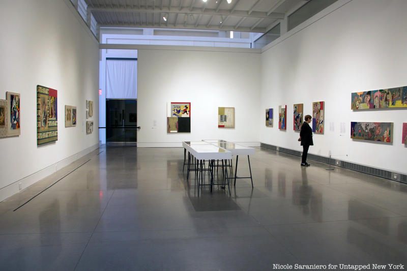 A wide view of the Nicholas Moufarrege exhibition