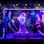Bloomingdale's holiday windows with Out of This World theme