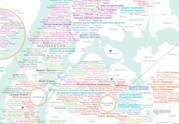 Endangered Language Alliance-NYC Language Diversity-Map