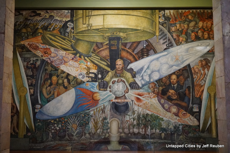 Diego Rivera's Man at the Crossroads in Mexico City