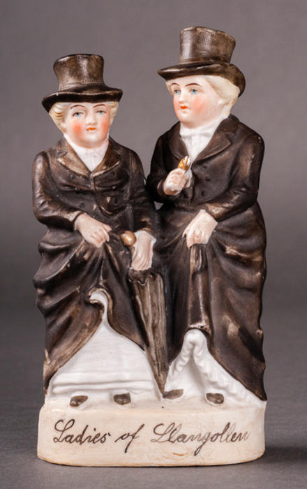 Two suffragette figurines