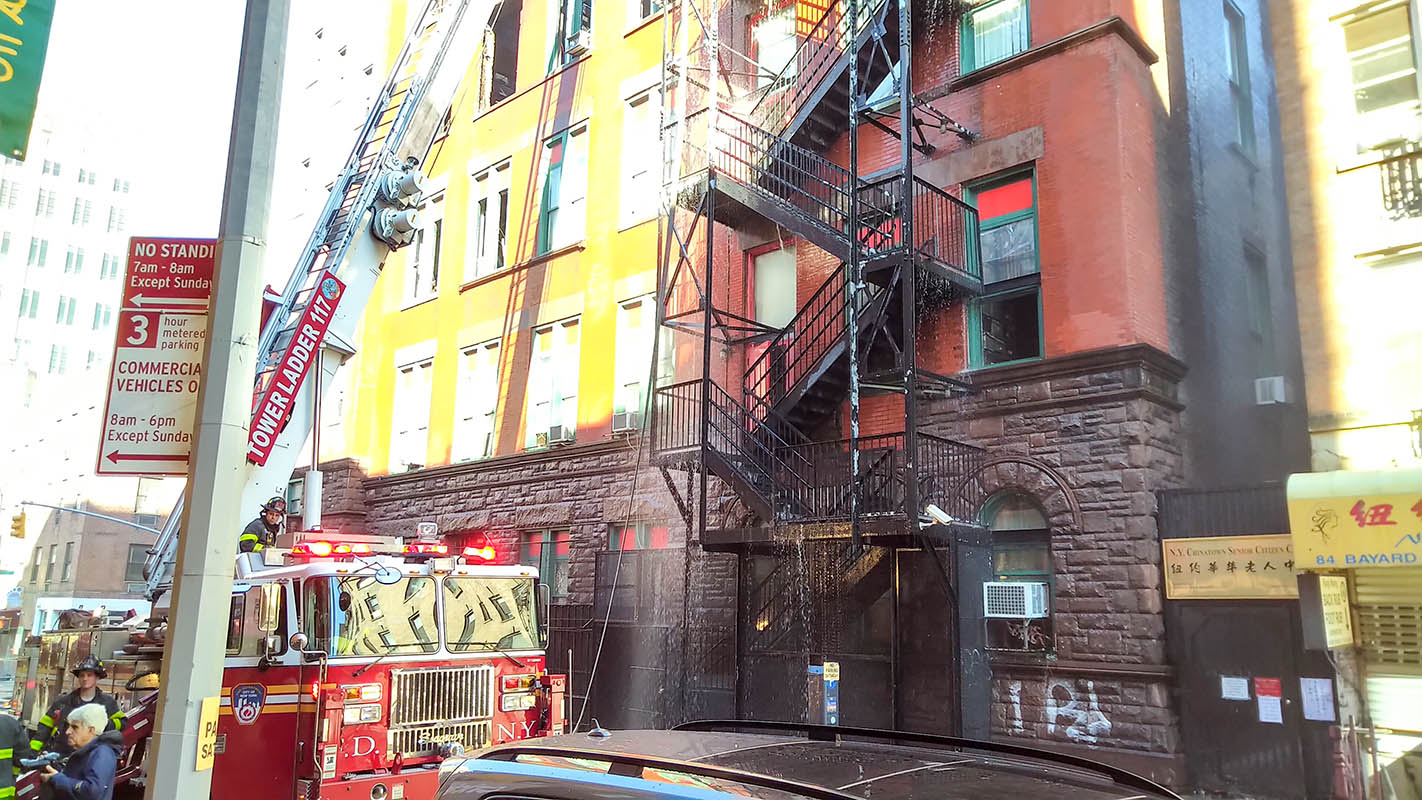 Fire at 70 Mulberry Street, Museum of Chinese America archives