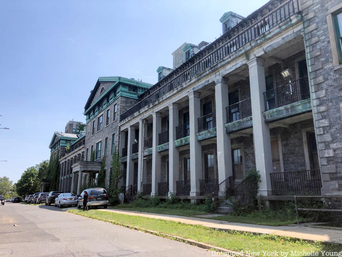 Seamen's Retreat abandoned buildings on Staten Island