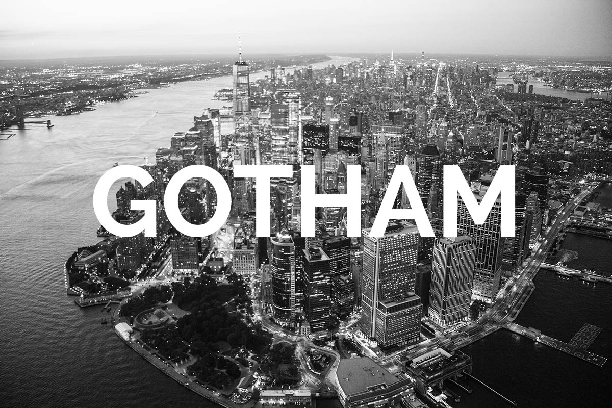 Gotham city skyline