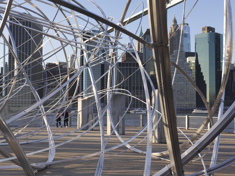 Antony Gormley's New York Clearing at Brooklyn Bridge Park