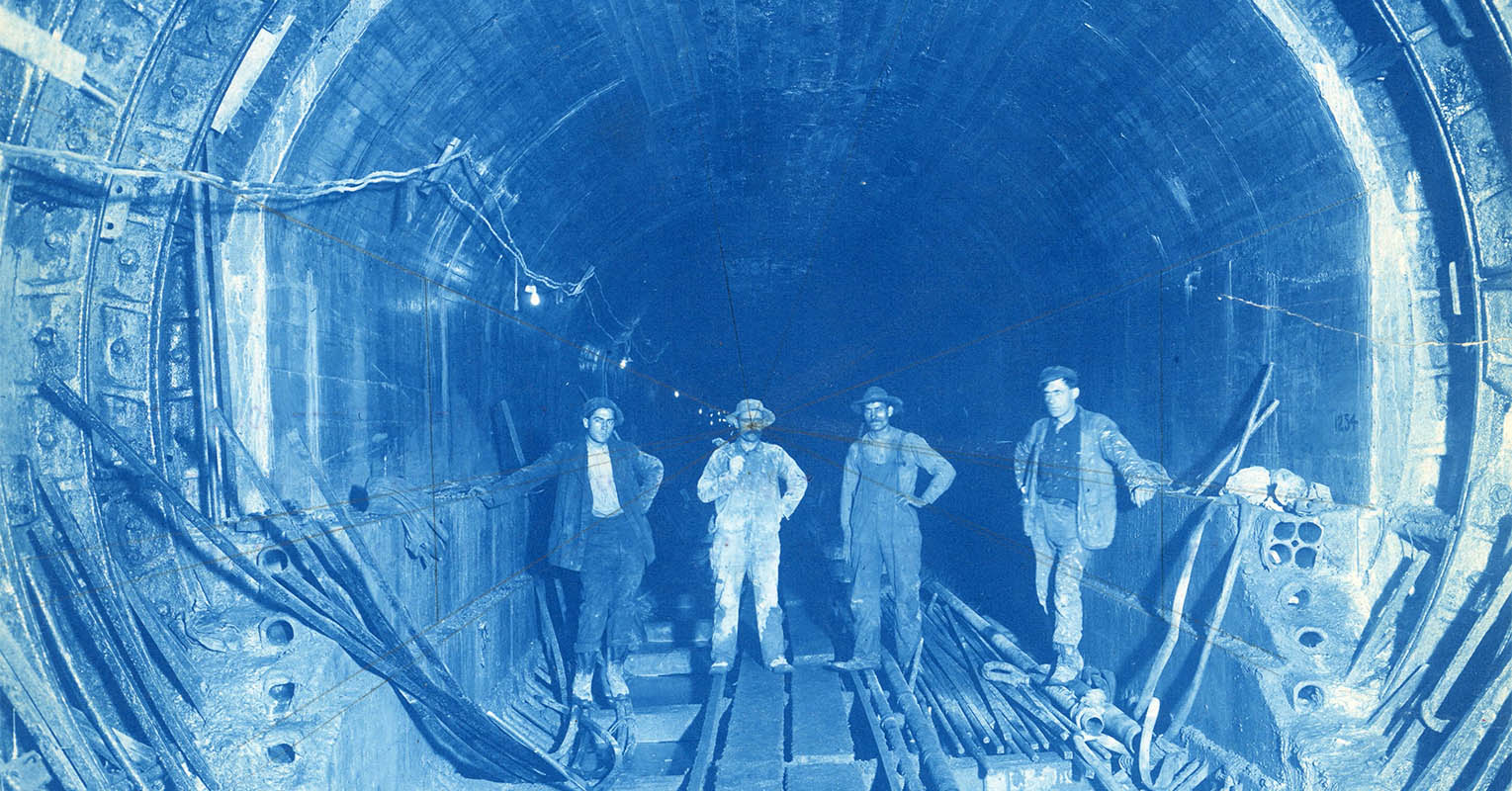 East River Tunnel construction