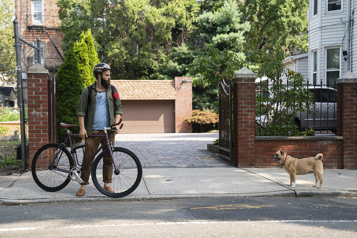 High Maintenance filming location with The Guy and dog