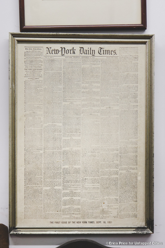 First issue of the New York Times