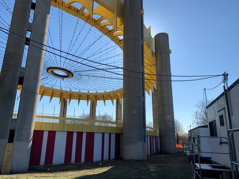 Trailers at New York State Pavilion