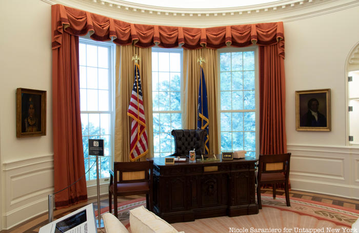 Oval Office recreation at NY Historical Society
