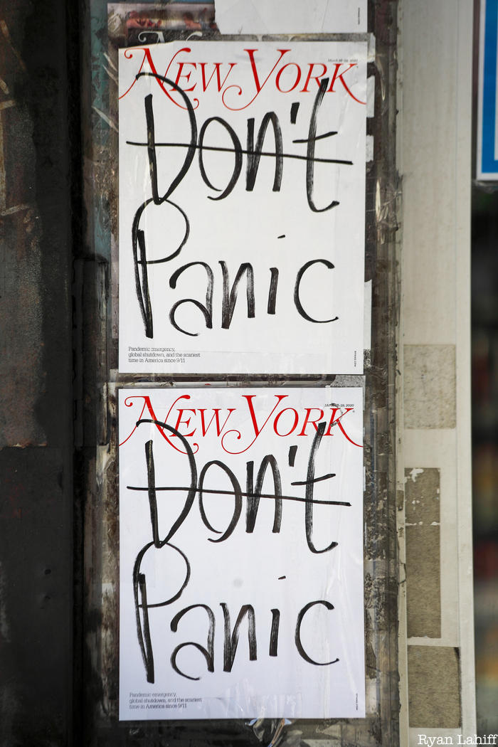 Don't Panic New York Magazine Cover