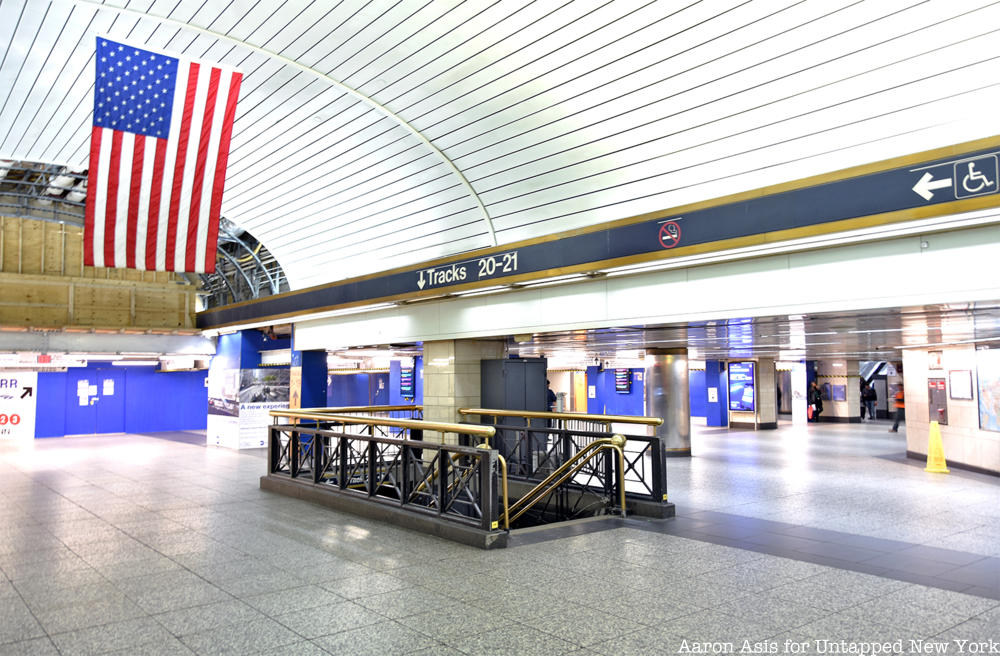 Empty Penn Station
