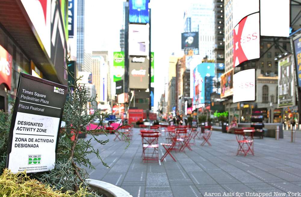 Empty Times Square