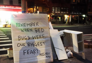 Mattress in East Village Bed Bugs joke