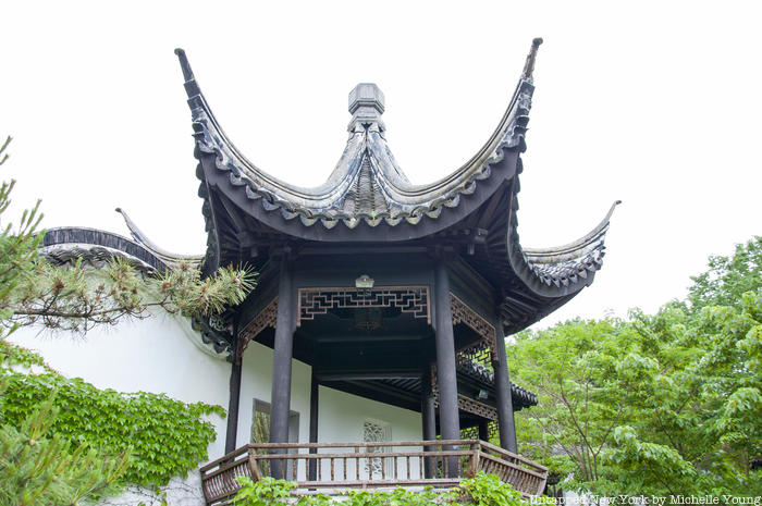 Exterior pavilion at Chinese Scholars Garden