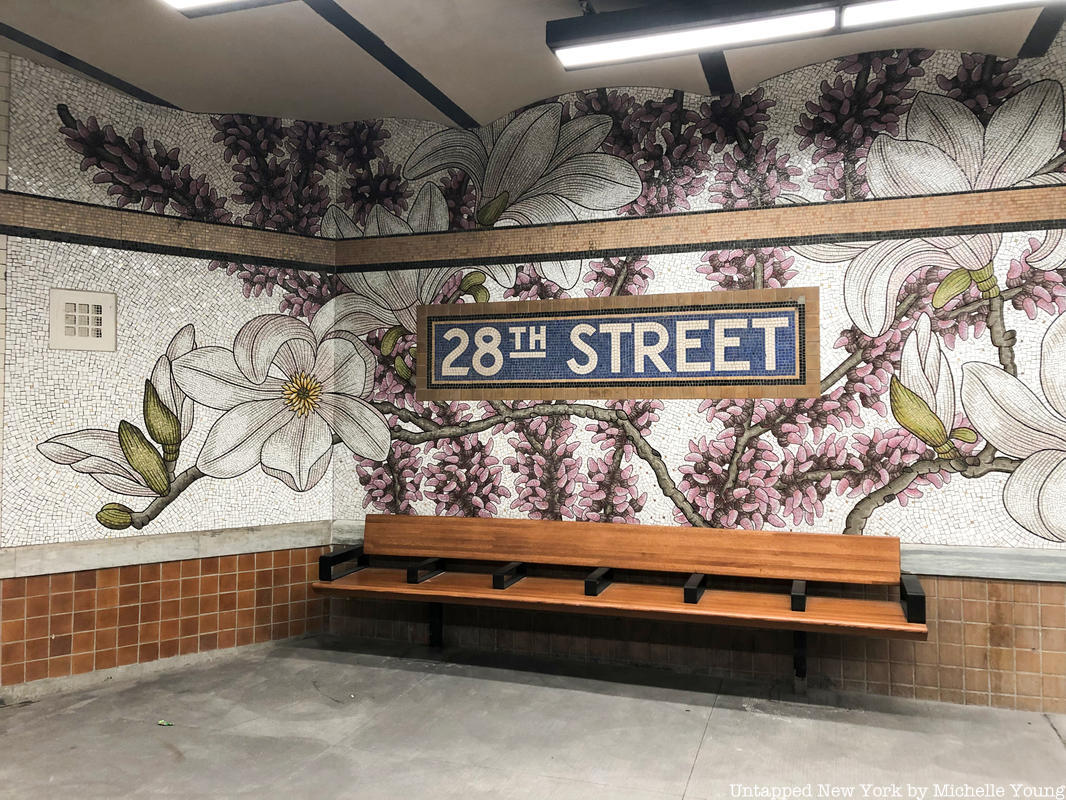 28th Street Subway station mosaic