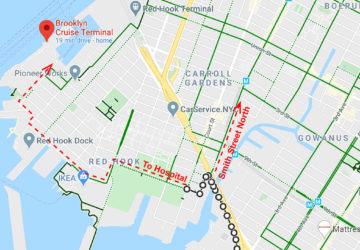 Map of Brooklyn Greenway Gowanus Connector