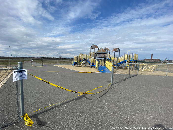 Jacob RIis Park playground closed for coronavirus