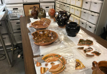 Earthenware in New York City Archaeological Repositor