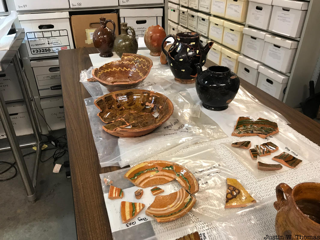 Earthenware in New York City Archaeological Repositor