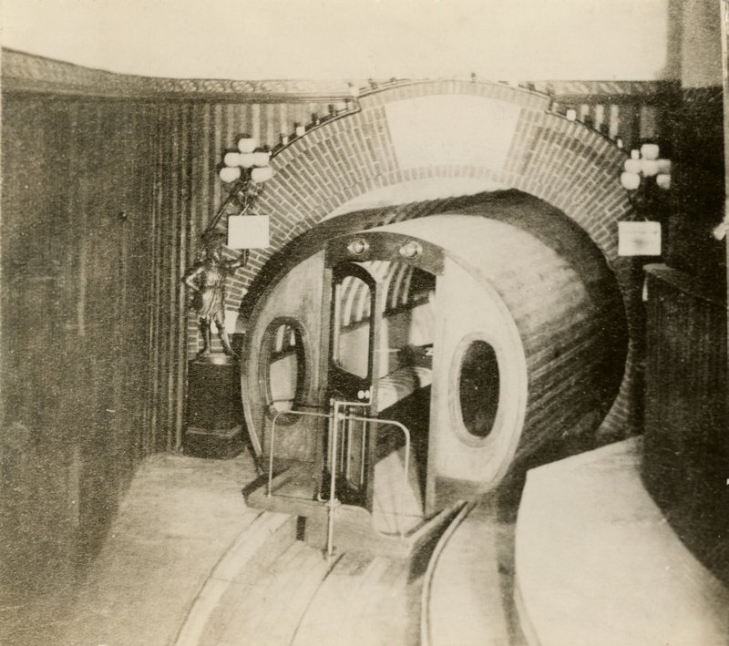 Photo of pneumatic tube subway