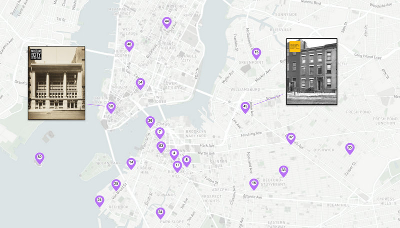 Urban Archive map
