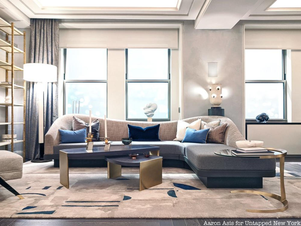 Waldorf Astoria Residences model two-bedroom unit