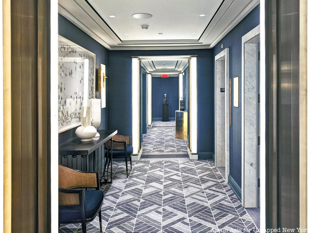 Waldorf Astoria Residences model 2 bedroom hallway