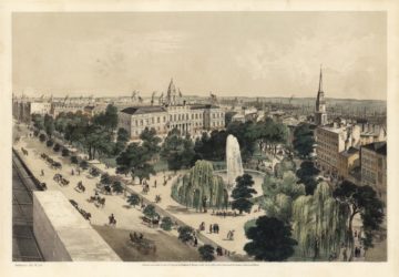 1850 View of City Hall Park