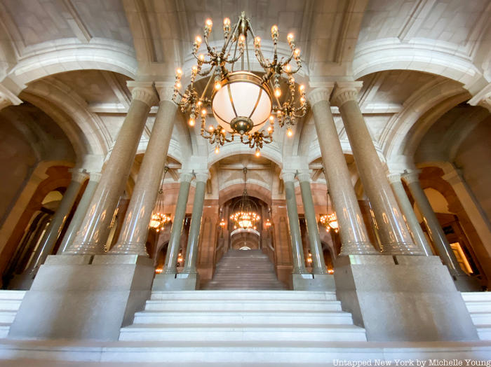 New York State Capitol interior lobby