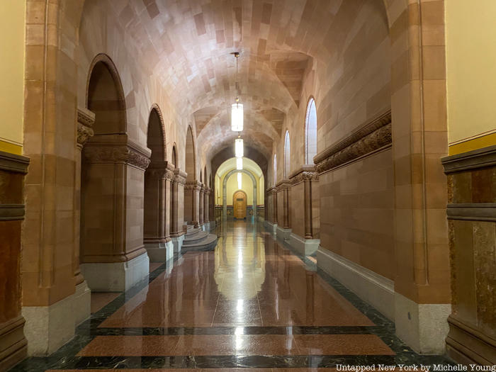 New York State Capitol interior hallway