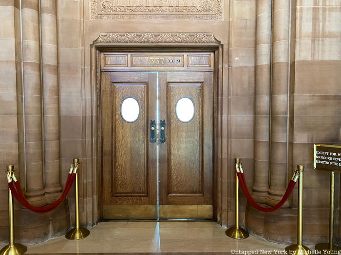 New York State Capitol interior elevator