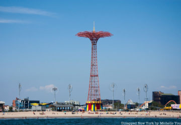 Coney Island Parachute Jump and Beach