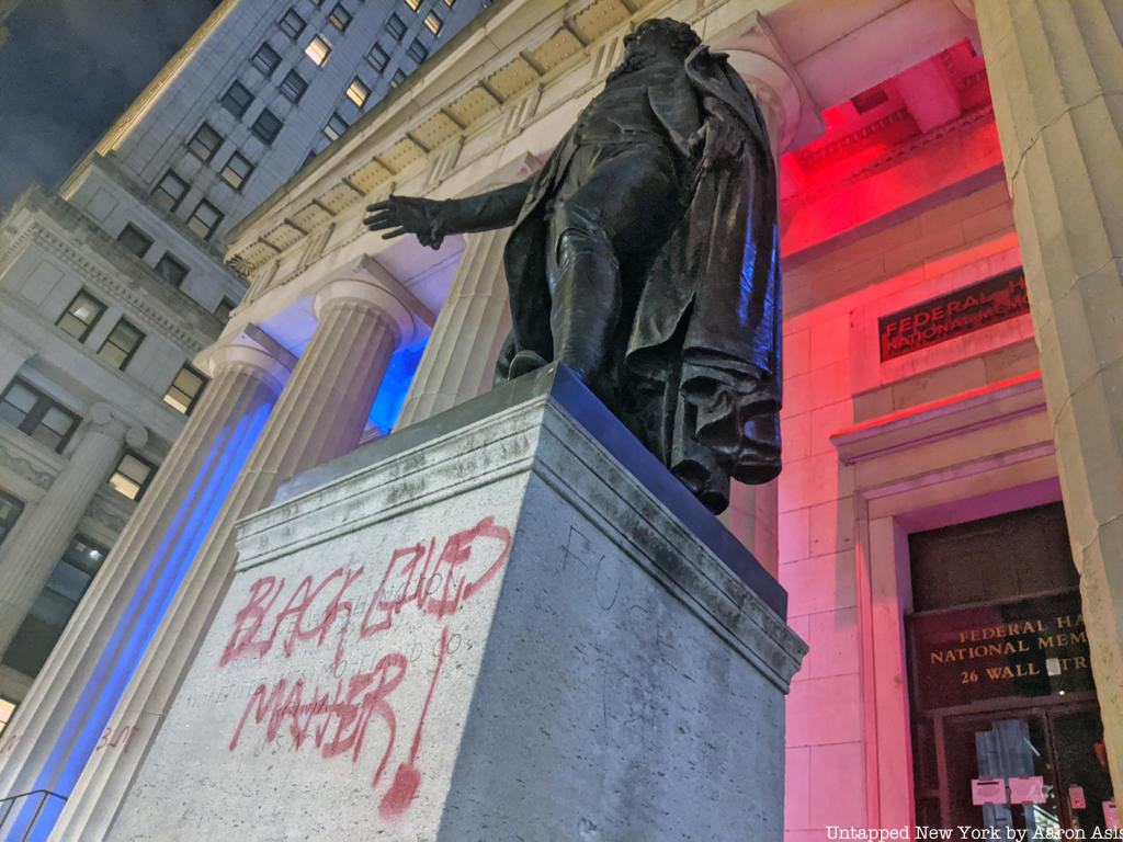 Brooklyn Protest March ending at Federal Hall in Manhattan