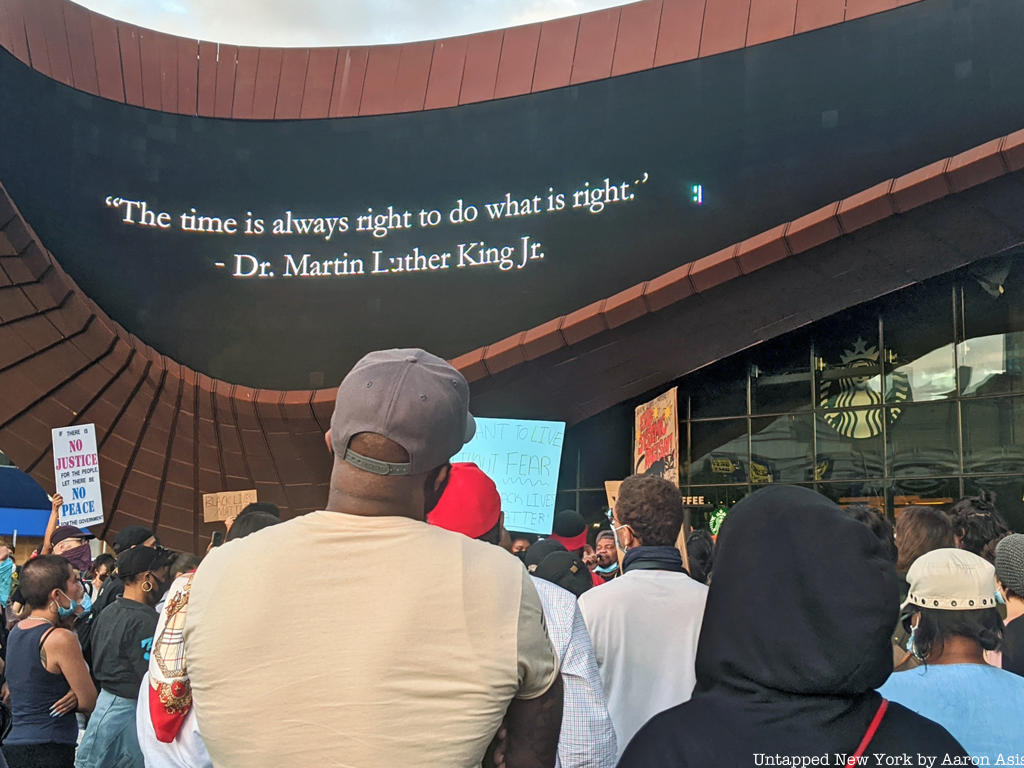 Martin Luther King Jr. quote at Barclays Center