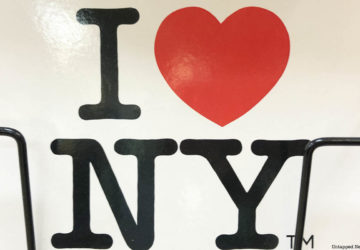 I Heart NY Logo on postcard