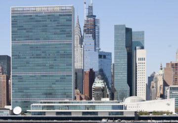 United Nations from the East River