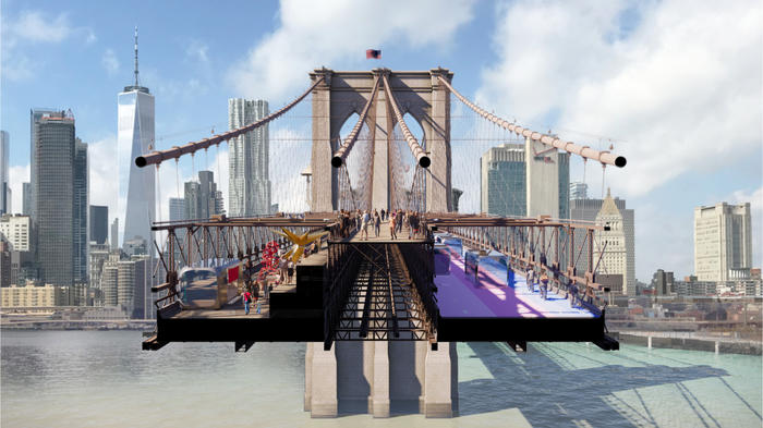 New Back to the Future Brooklyn Bridge redesign