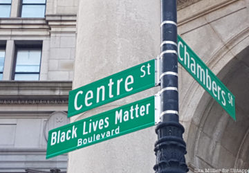 Black Lives Matter street sign