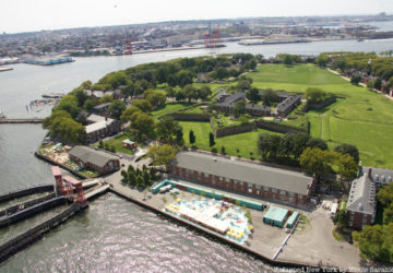 Governors Island aerial photo