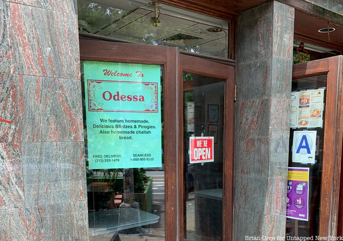 Odessa front window signage