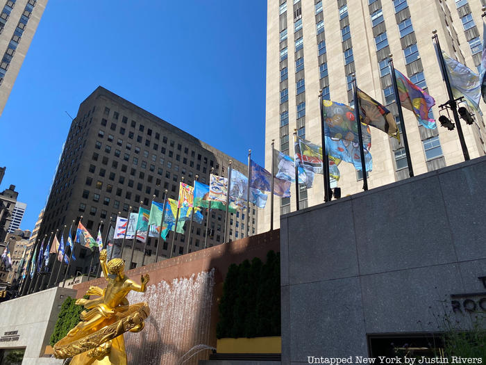 The Flag Project at Rockefeller Plaza
