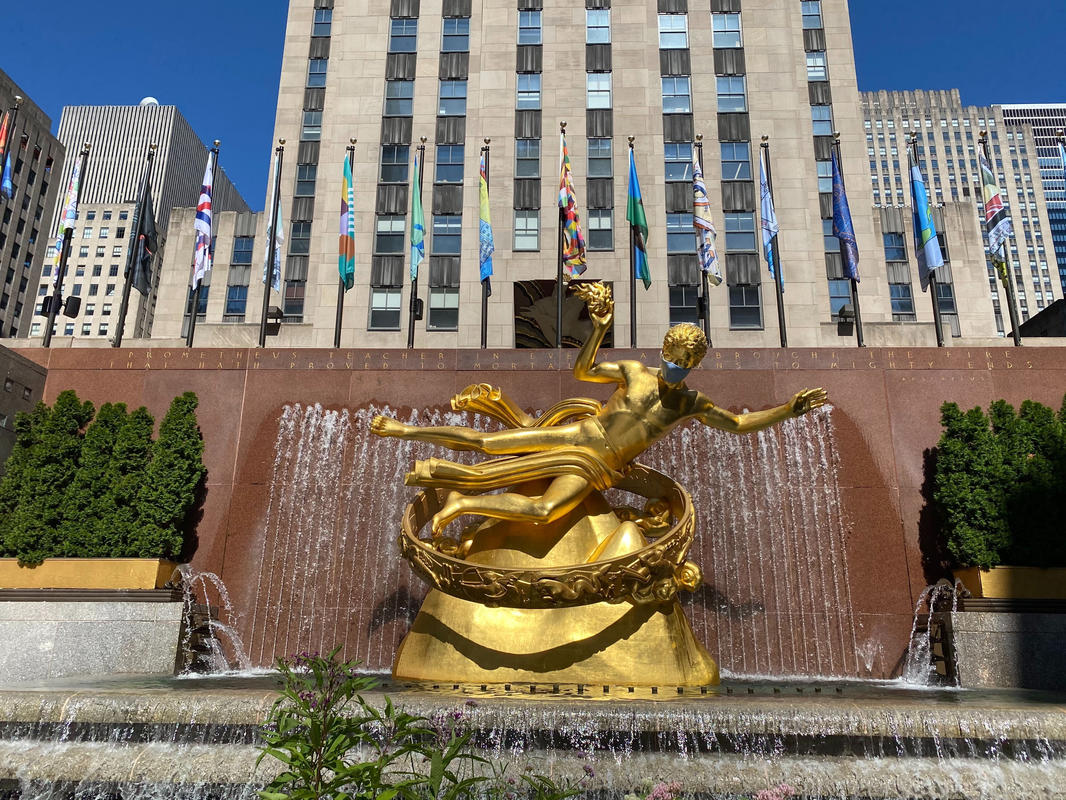 The Flag Project at Rockefeller Plaza