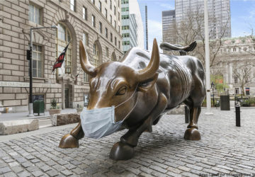 Charging Bull with Mask