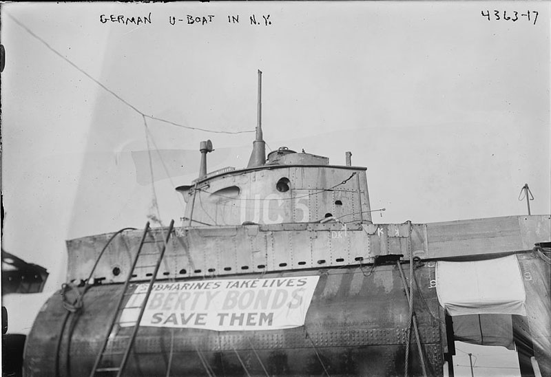 German U-Boat 1917 in Central Parkl