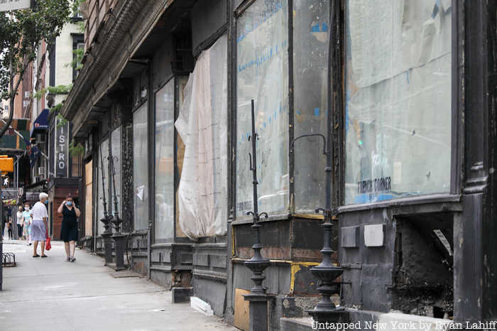 Ghost storefront on Lexington Ave