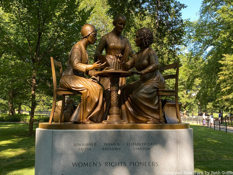 Women's Rights Pioneer Monument in Central Park